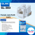 ✅ Standard Glink Gl-383 Modular Keystone Female Jack Cat5 Female Socket Cat5E Lan Cable Female Lan Head Rj45 Lan Jack Gl383. 