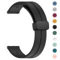 20mm 22mm Strap For Samsung Galaxy watch 4/5 pro/classic/gear s3/active 2 Sport Silicone Magnetic Buckle Huawei GT 2 2e 3 band. 