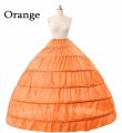 Bridal Petticoat 6 Hoops Ball Gown Petticoat Crinoline Slip Underskirt Bridal Prom Dress Petticoat Purple Red Blue Big Petticoat.