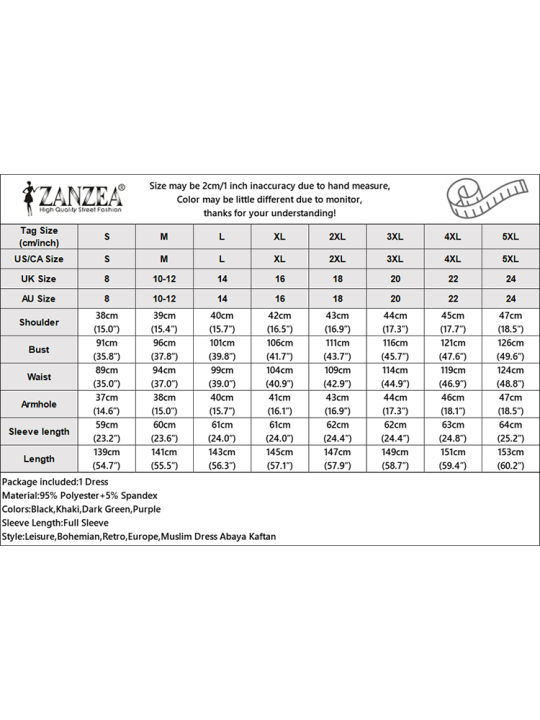 ZANZEA%20Muslim%20Women%20Summer%20Abaya%20Sundress%20Solid%20Islamic%20Clothing%20Marocain%20Vestido%20Robe%20Femme%20Fashion%20Long%20Sleeve%20Kaftan%20Dress%20-%20Image%206