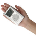 INDIN BC-R60 AM FM Portable Pocket Radio Telescopic Antenna Mini Radio Music Player Built-in Speaker for House & Outdoor. 