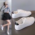 Women Sneakers Breathable Students Casual Sports Shoes Girl Flat Leather Pu White Shoes Woman Vulcanize Shoes.
