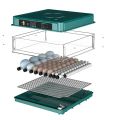 15 Eggs Intelligent Full Automatic Incubator Dual Supply AC/DC, Adjustable Rolling Tray, Auto Water Refil System. 