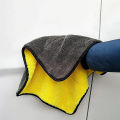 High Quality Micro Fiber Double Layer Towel for Bike/ Car Cleaning - 30*30cm. 