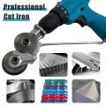 Electric Drill Convert Shears Plate Cutter Metal Sheet Cutter Tool Labor-saving Cutting Tool Sheet Metal Cut Electric Scissor.