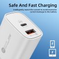 20W USB Fast Charger PD Type C Quick Charge Phone Charger EU/US Plug Adapter For iPhone USB C Wall Charger.
