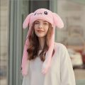 LED Funny Glowing and Ear Moving Bunny Hat Cap for Women Girls Cosplay Party Holiday Hat Headwear Daily Supplies Party Home.