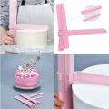 Adjustable Cake Pink Scraper. 