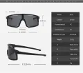 New Bicycle Sunglasses UV Protective Windshield Glass Men's and Women's Wear Lenses Road Cycling Sports Glasses Outdoor Glasses. 