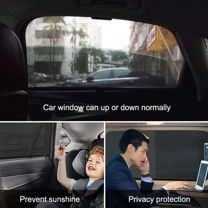 NEW%204pc%20Car%20Sun%20Shade%20Styling%20Accessories%20Hook%20&%20Loop%20Car%20Window%20Sun%20Shade%20Set%20-%20Easy%20Install,%20Cool%20Interior%20&%20Privacy%20Sun%20Visor%20-%20Image%206