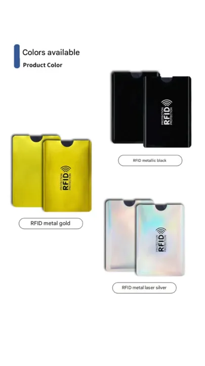 RFID Blocking Card Cover Debit/Credit Card Protector Holders in 3 ...
