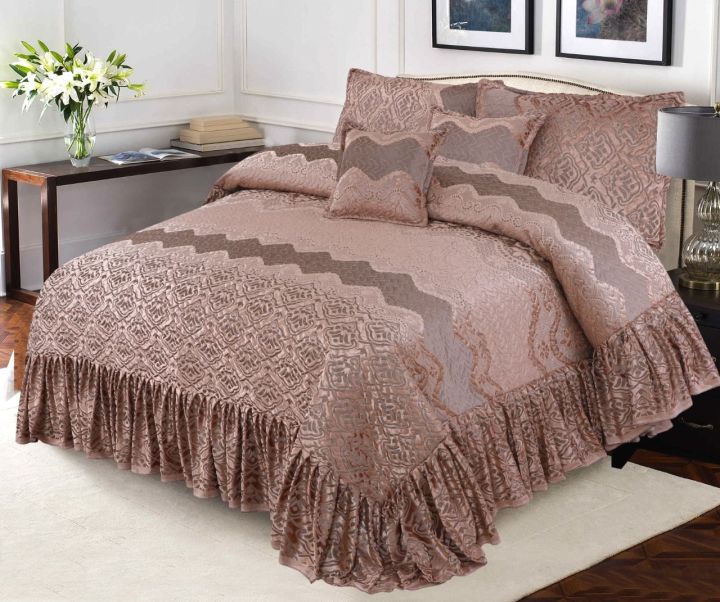 Palachi Razi Set 14 Pcs 1 pcs Razi frill 1 bed sheet 2 pillow 6 cushion 2 floor cushion 2 goal takia