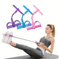 Pilates pull rope for back and abdomen exercise, foot pedal resistance band, portable multifunctional sit-up assist device.. 