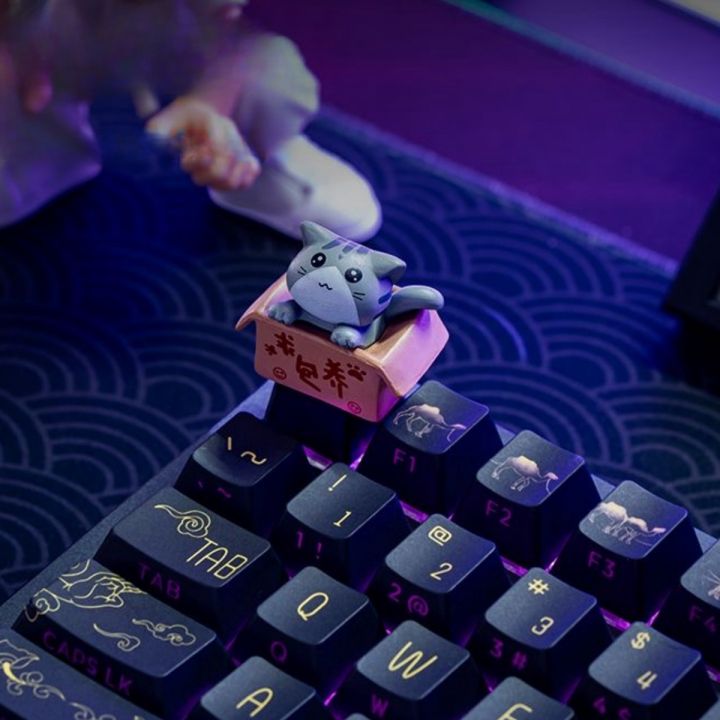 Mini%20Cat%20Mechanical%20Keyboard%20Custom%20Keycap%20Kawaii%20Toy%20Cartoon%20Axis%20Gaming%20Accessories%20Artisan%20Anime%20Keys%20Caps%20-%20Image%203