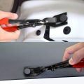 Car Headlight Opening Pliers Clip Screwdriver Gasket Nail Puller Auto Repair Tools for Clip Removal Blue Red.