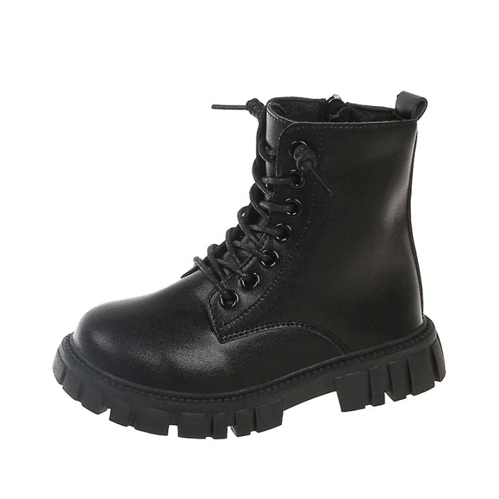 Spring%20Autumn%20Girls%20Ankle%20Boots%20Fashion%20School%20Kids%20Leather%20Boots%20Thick%20Bottom%20Non-slip%20Children's%20Platform%20Causal%20Boots%20Black%20-%20Image%207
