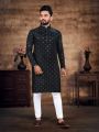 Embroidery Work Pure Cotton Kurta Pajama Set || Kurtha Suruwal Set For Mens. 
