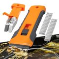 Glue Removal Blade Glass Oven Razor Scraper Plastic Handle Razor Scraper Spatula Car Film Tool Window Cleaning Blade Scraper. 