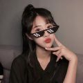 1/2/3/6Pcs Mosaic Sunglasses Cool Party Vintage Shades Eyewear For Men Pixelated Sunglasses Funny Women Glasses. 