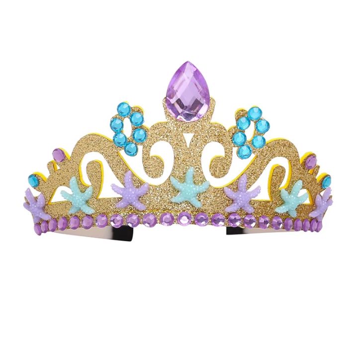 Princess%20Girls%20Sea%20Theme%20Party%20Mermaid%20Purple%20Crown%20Cute%20Girls%20Purple%20Headband%20with%20Crystal%20Ariel%20Cosplay%20Accessories%20Headwear%20-%20Image%205