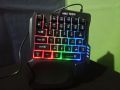one hand gaming keyboard with free OTG gaming combo. 