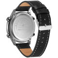 Men's Digital Sport Watch Leather Strap SYNOKE 9855 Electrical Wristwatch Big Screen 50M Waterproof reloj hombre. 