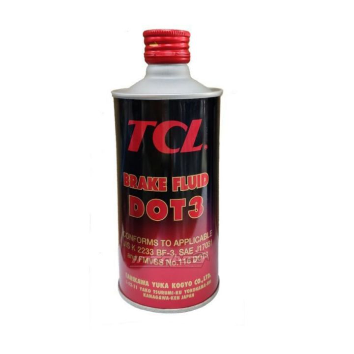 TCL brake fluid DOT3 (1li) Made in Japan (Dot 3 ဘရိတ်ဆီ)