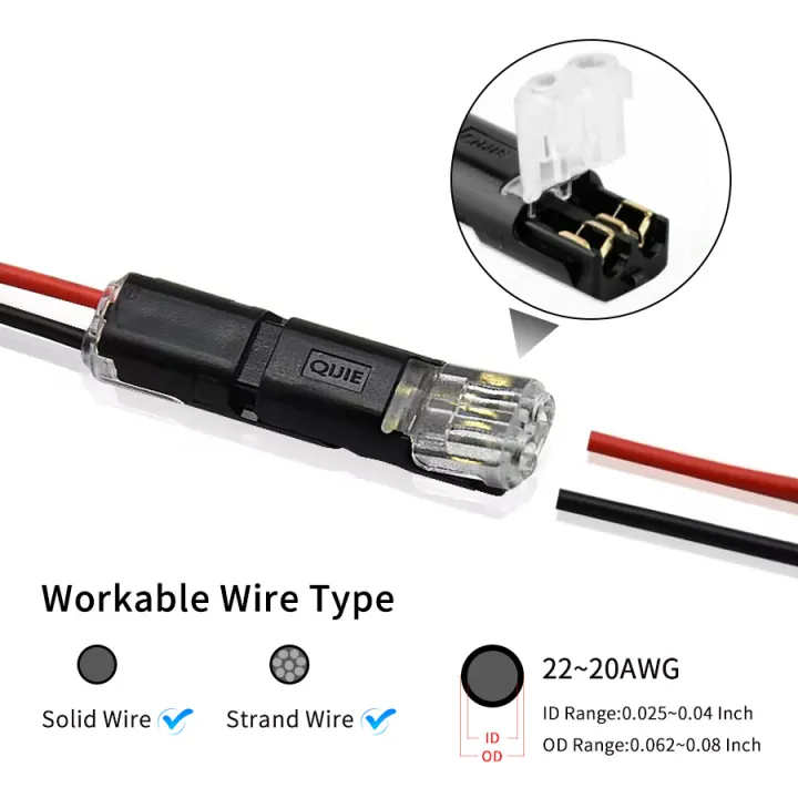 10pcs%20Fast%20Plug%20Wire%20Connector%202Pin%20Way%20Plug%20Car%20Waterproof%20Electrical%20Connector%20Wire%20Cable%20Automotive%20Strip%20Terminal%20Connection%20-%20Image%202