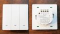 MOES ZigBee WiFi Smart Light Switch, 2 Gang No Screw Panel Smart Life/Tuya App Wireless Remote Control Wall Switch Timer for Lights, Compatible with Alexa, Google Home, Neutral Wire Required, No Hub Required. 