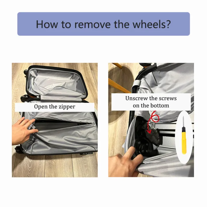 Trolley Wheel Components Removable Wheels Suitcase Universal Wheel Luggage Accessories Spare ...