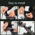 Bicycle Rechargeable Light And Horn 140 DB with Super Bright 250 Lumen Light 3 Modes. 
