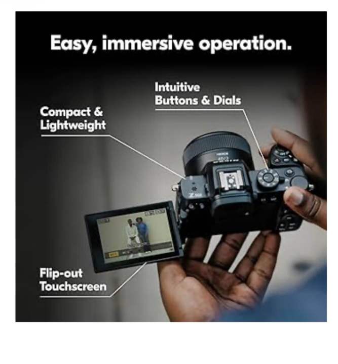 Nikon%20Z50%20II%20with%20Wide-Angle%20Zoom%20Lens%20%7C%20Compact%20mirrorless%20Stills/Video%20Camera%20with%20Easy%20Color%20presets%20and%20Wireless%20Photo%20Sharing%20-%20Image%208