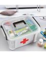 First Aid Kits Large Capacity Medicine Box Chest Organizer Medical Storage Box Container Box. 
