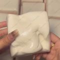 Strawberry double-layer toast Cake Taba Squishy Slow Rebound Wet and Soft Sticky Cake Pinching Decompression Hand Relax Toy .