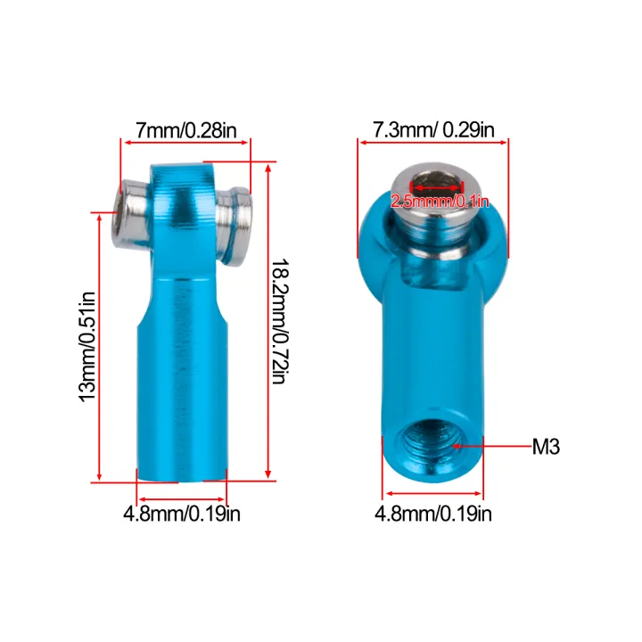 10PCS%20M3%20Metal%20Ball%20Joint%20for%20RC%20Steering%20Linkage,%20Upgrade%20Parts%20for%20Axial%20SCX10%20Tamiya%20CC01%201/10%20Scale%20RC%20Crawler%20-%20Image%202