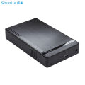2.5" 3.5" SATA To USB 3.0 Hard Drive Enclosure Tool-Free External HDD Case For Laptop Desktop PC.