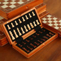Rosewood Luxury Chess Set with 2 Extra Queens – Chess Game Set with Storage Box Professional Tournament Chess Board for Adults.