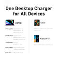 Baseus 65W/100W GaN Charger Desktop Laptop Fast Charger 4 in 1 Adapter For iPhone 15 14 13 Pro Max Phone Charger .