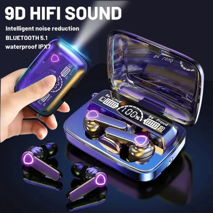M19%20Earbuds%20TWS%20Earphone%20Intelligente%20Touch%20Control%20Wireless%20Bluetooth%205.1%20Headphones%20Waterproof%20LED%20Display%20With%20Microphone.%20-%20Image%203