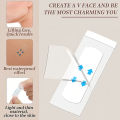 40Pcs Lifting Face Stickers Invisible Transparent Thin Face Patches Lift Tools V-Shape Face Wrinkle Sagging Skin Adhesive Tape. 