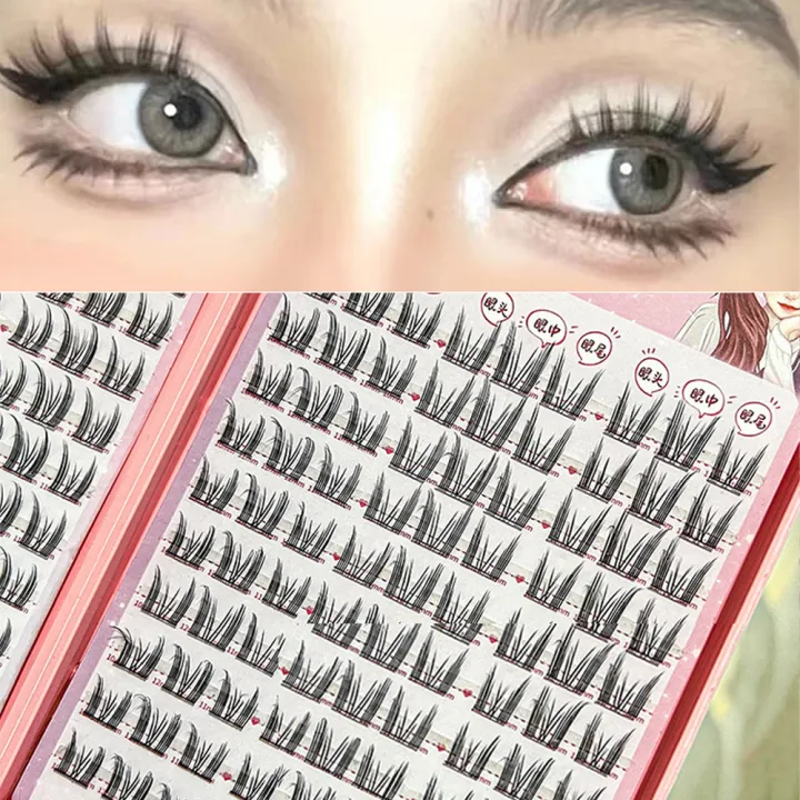 BQI%20lazy%20cat%20series%20elf%20large%20capacity%20eyelash%20book%20natural%20long%20curled%20thin%20stem%20segmented%20false%20eyelashes%20-%20Image%202