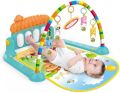 Huanger - 3 In 1 Newborn Baby Play Gym Piano Fitness Rack - Activity Mat. 