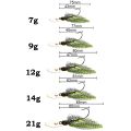 Spinner Bait 7g/9g/12g/14g/21g Fishing Lures Kit Pesca Chatter Weedless Metal Blade Jig Head Hook Wire 1-5Pcs Spinnerbait.