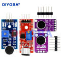 KY-037 Sound sensor module sound control sensor MAX4466 MAX9814 switch detection whistle switch microphone amplifier For Arduino. 