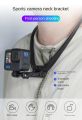 Neck Hold Mount for Phone GoPro Hero 12 10 9 Insta360 X3 DJI Osmo Action Camera Anti-shake Lanyard Strap for GoPro Accessories.