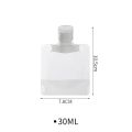 Travel Essentials Lotion Cosmetics Shampoo Shower Gel Portable Bags Makeup Fluid Bags-3 Pcs Set. 