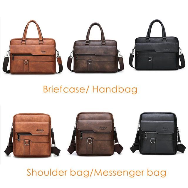JEEP%20BULUO%20Laptop%20Handbag%20Hot%20Large%20Capacity%20Leather%20Briefcase%20Bags%20For%20Man%2013.3%20inches%20Laptop%20Work%20Travel%20Bag%20Brown%20&%20light%20Brown%20&%20Black%20-%20Image%209