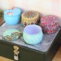 Lovely Mini tin box colorful jeweller tin organizer give aways tin boxes in multiple designs Drum look mini boxes. 