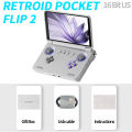Retroid Pocket Flip2 SD865 1080p Folding Game Console AMOLED 500Nits 5.5" Screen 5000mAh Handheld Game Machine Customer . 