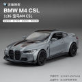 1:36 BMW M4 CSL Sport Car Alloy Diecast Car Model Toy With Pull Back For Children Gifts Toy Collection D163. 
